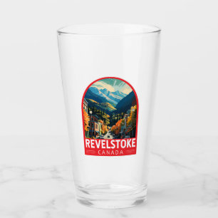 Copo De Pint Revelstoke Canada Viagem Art Vintage