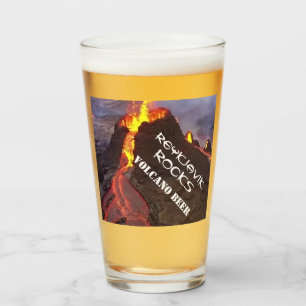 Copo De Pint Reykjavik Rocks Volcano Beer Glass