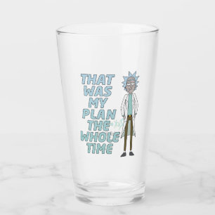 Copo De Pint RICK E MORTY™  Esse Era O Meu Plano O Tempo Todo