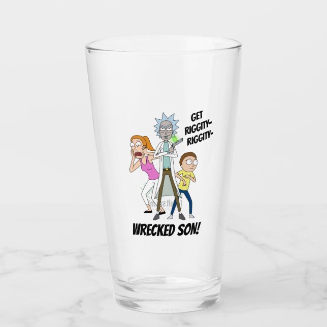Copo De Pint RICK E MORTY™| Rick, Morty e Verão (Frente)