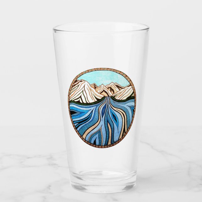 Copo De Pint Rio Glacial - Tumbler (Frente)