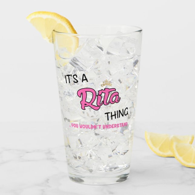 Copo De Pint Rita coisa que você não entenderia (Gelo frontal)