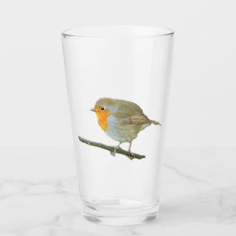 Copo De Pint Robin Redbreast Glass Tumbler