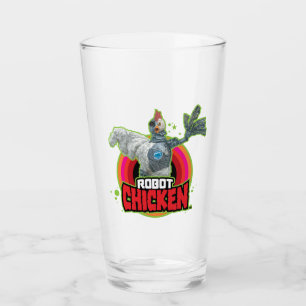 Copo De Pint Robot Chicken Character Logo