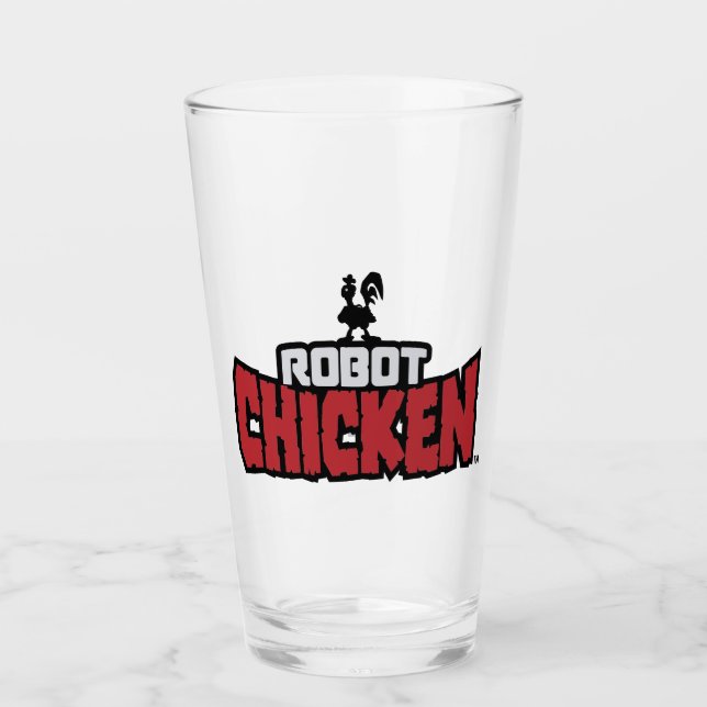 Copo De Pint Robot Chicken Logo (Frente)