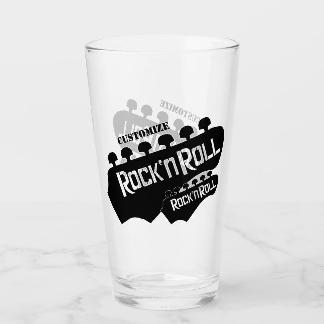 Copo De Pint Rock & Roll Personalizados (Frente)