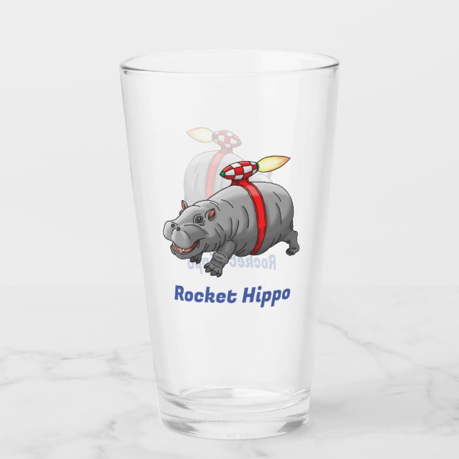 Copo De Pint Rocket Hippo (Frente)