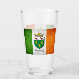 Copo De Pint Rooney Surname Irish Flag
