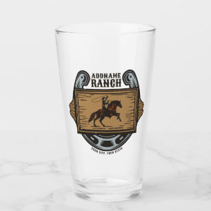 Copo De Pint Roping Cowboy ADD NAME Western Family Horse Rankin