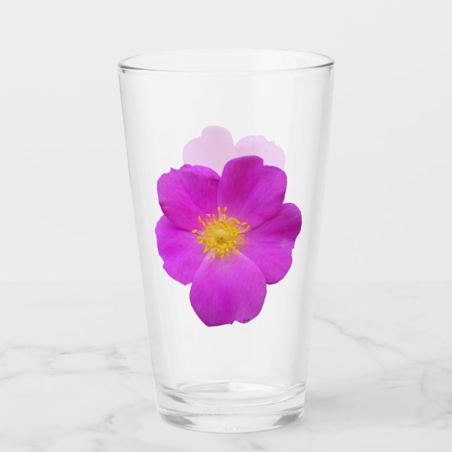 Copo De Pint Rosa selvagem 2 (Frente)