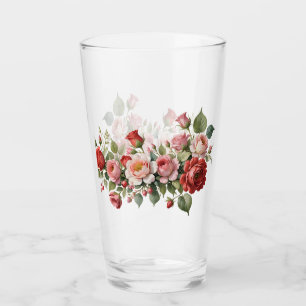 Copo De Pint Rosa Vermelha e Rosa Rosa Rosa Trocada