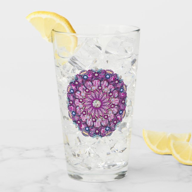 Copo De Pint Rosace vermelho cardinal (Gelo frontal)