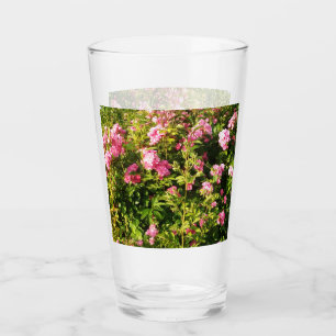 Copo De Pint Rosas rosa no casamento florescente