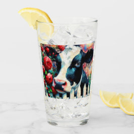 Copo De Pint Rosas vermelhas de vedação de galinha Holstein