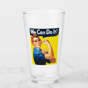 Copo De Pint Rosie the Riveter (Poster Icônica) (Nós podemos fa