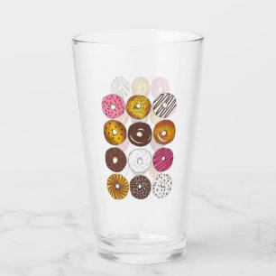 Copo De Pint Rosquinha Dozen Breakfast Comida Pastris Doughnut