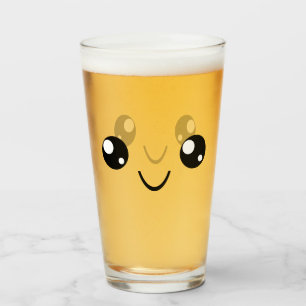 Copo De Pint Rosto de Sorriso