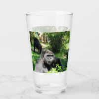 Rosto Engraçado Gorilla Tumbler / Vidro Atirador