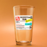 Copo De Pint Rótulo de Aviso de Rum de Prescrição Funny Persona<br><div class="desc">Este design pode ser personalizado na área fornecida pela alteração da foto e/ou do texto. Ou pode ser personalizado clicando em Personalizar este Modelo e, em seguida, escolhendo o clique para personalizar mais a opção e excluir ou alterar a cor do plano de fundo, adicionar texto, alterar a cor ou...</div>