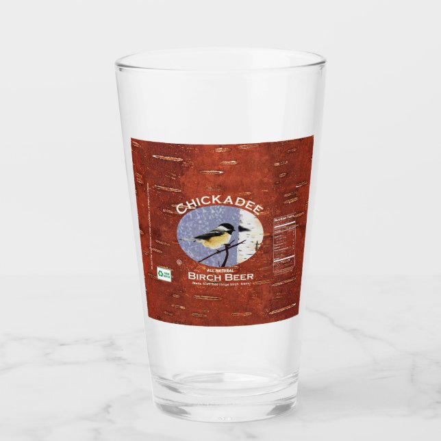 Copo De Pint Rótulo de Cerveja de Frango (Frente)