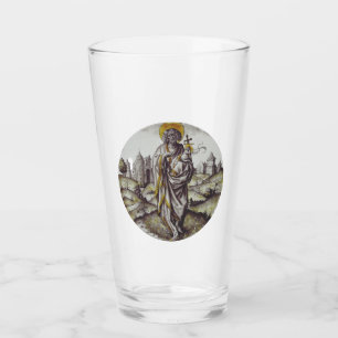 Copo De Pint Roundel com o Santo John The Baptist