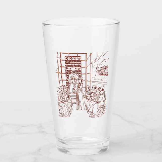 Copo De Pint Rua Catherine disputando com acadêmicos por Masoli (Frente)