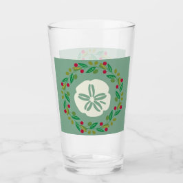 Copo De Pint Rua de Natal da Seashell de Dólar