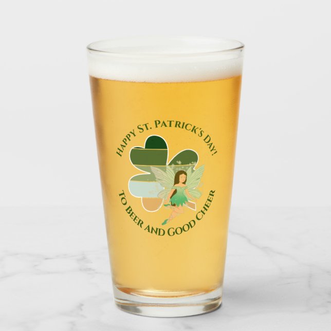 Copo De Pint Rua, dia de Patrick... (Frente (Preenchido))