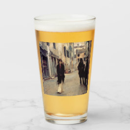 Copo De Pint Rua em Veneza (Mulher Elegante) (Cantora Sargent)