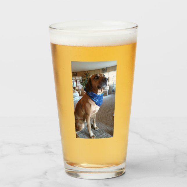 Copo De Pint Rubi com seu Bandana (Frente (Preenchido))