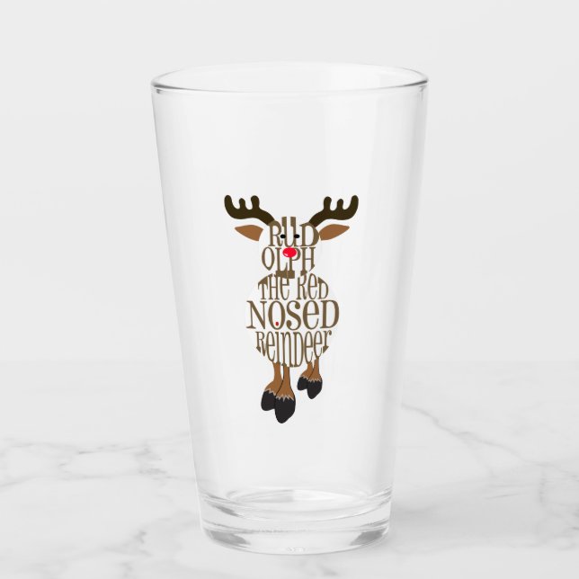 Copo De Pint Rudolph Reindeer (Frente)