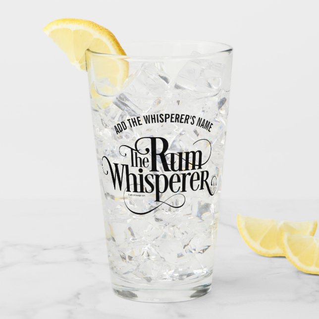 Copo De Pint Rum Whisperer (Gelo frontal)