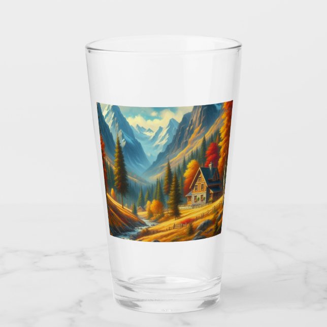 Copo De Pint Russo, Outono - Casca e rio (Frente)