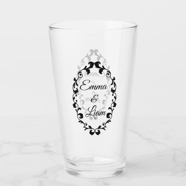 Copo De Pint Rustic Mexican Wedding Cups & Glasses (Verso)