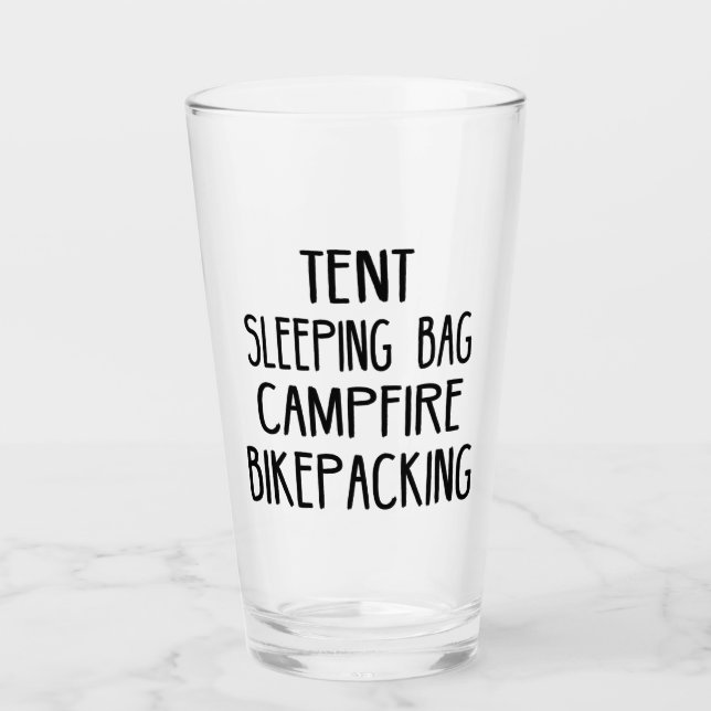 Copo De Pint Saco De Dormência De Tent Campfire (Frente)