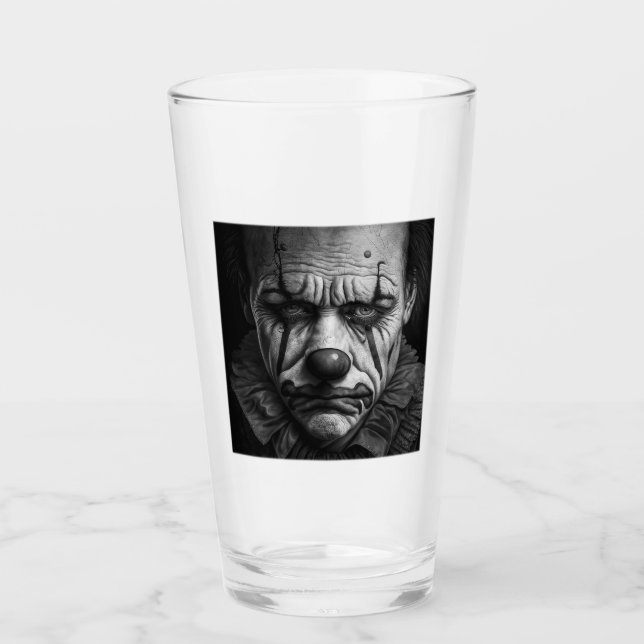 Copo De Pint Sad Clower Glass Tumbler (Frente)