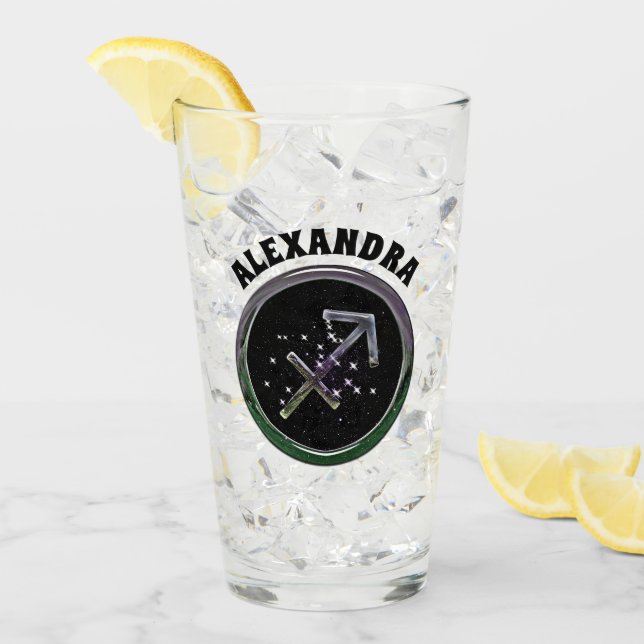 Copo De Pint Sagitário Personalizado (Gelo frontal)