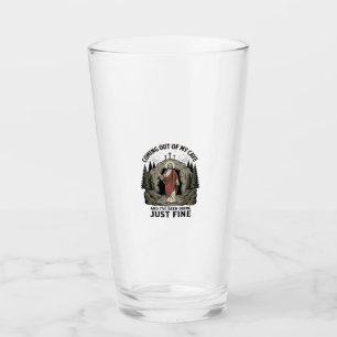 Copo De Pint Saindo da Minha Caverna Camiseta Vintage Religiosa