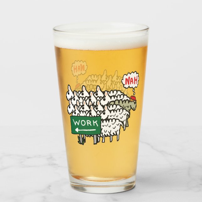 Copo De Pint Saindo do Trabalho (Frente (Preenchido))