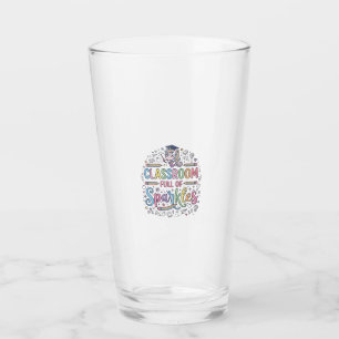 Copo De Pint Sala de Aula de Unicórnio Cheia de Brilhos Merch O