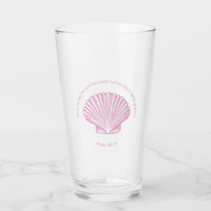 Copo De Pint Salm 118:24 Este é o Dia com Seashell