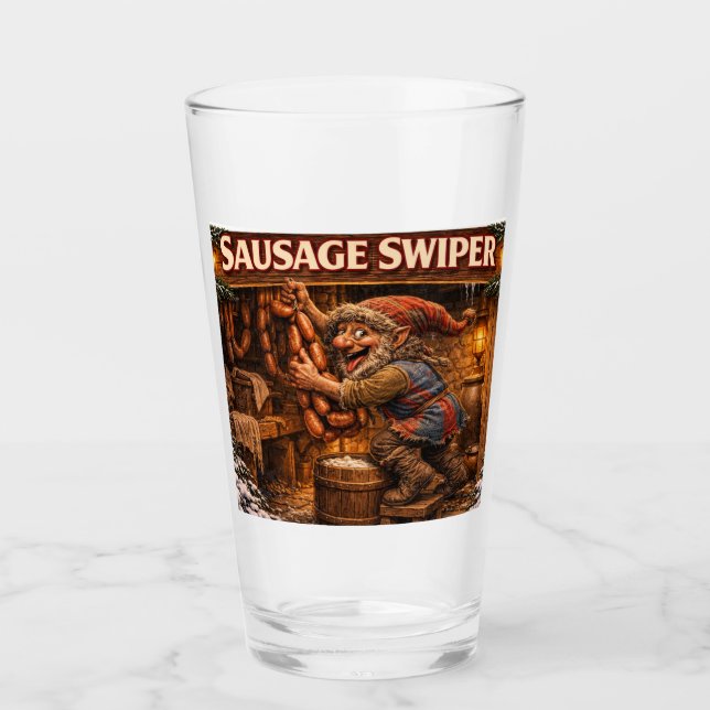 Copo De Pint Salsicha Ladrão Yule Lad  (Frente)