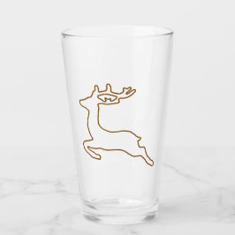 Copo De Pint Saltando Deer Tumbler - Selvagem e Elegante