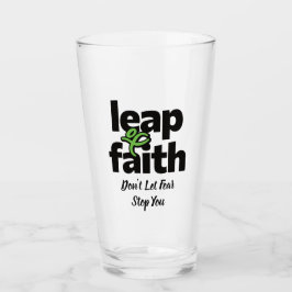 Copo De Pint Salto de Fé Não Deixe o Medo Parar Você
