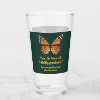 Copo De Pint Salve a borboleta Monarca