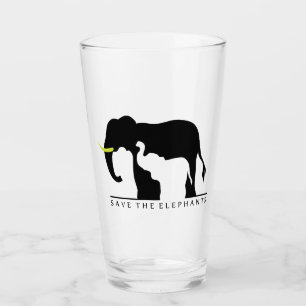Copo De Pint Salve os Elefantes