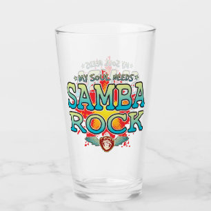Copo De Pint Samba Rock Soul Glass Tumbler