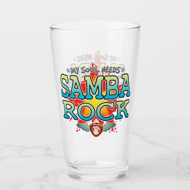 Copo De Pint Samba Rock Soul Glass Tumbler (Frente)