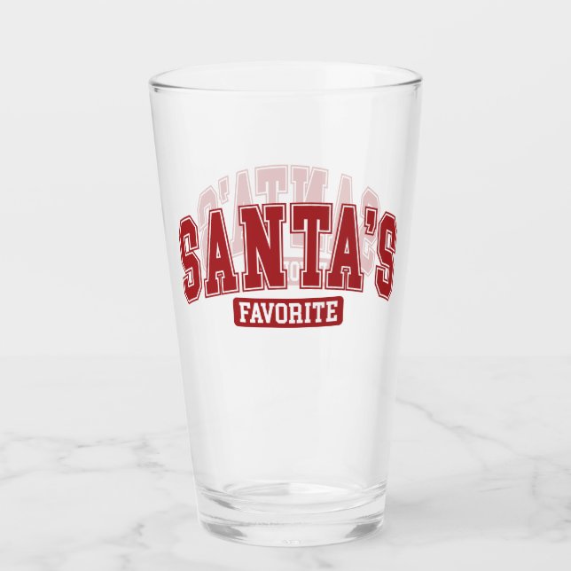 Copo De Pint Santas Favorite (Frente)
