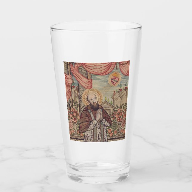 Copo De Pint Santo Francis de Sales Bishop de Genebra (Frente)